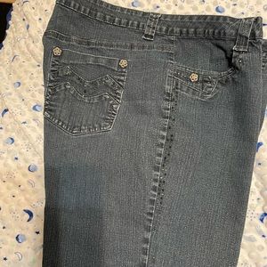 Woman’s jeans.Westport. Size 20W. Jeans are trimmed with tiny shiny stones.